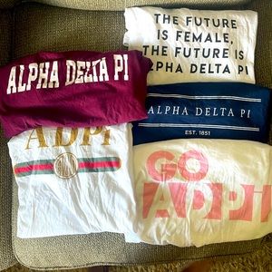 BUNDLE of Alpha Delta Pi tees